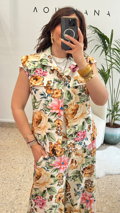 Floral Denim set
