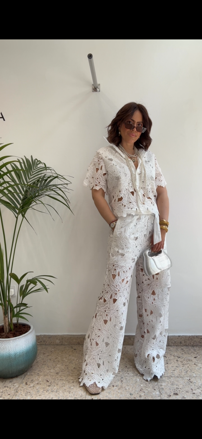 Lace Set in white colour