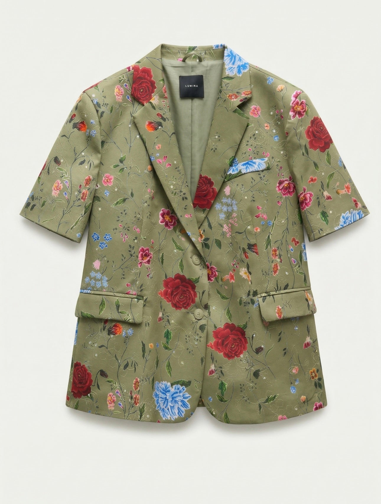 Floral Set in Khaki
