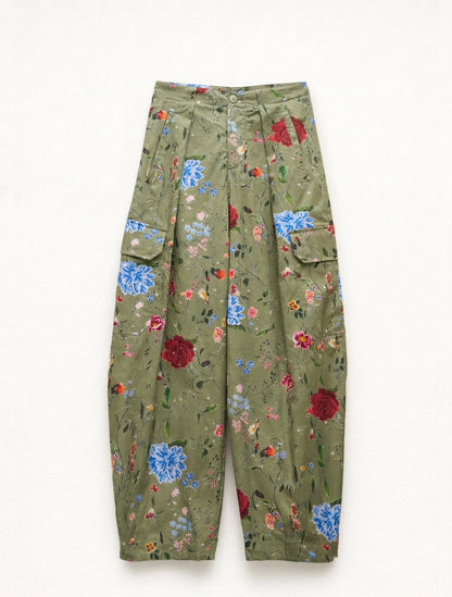 Floral Set in Khaki