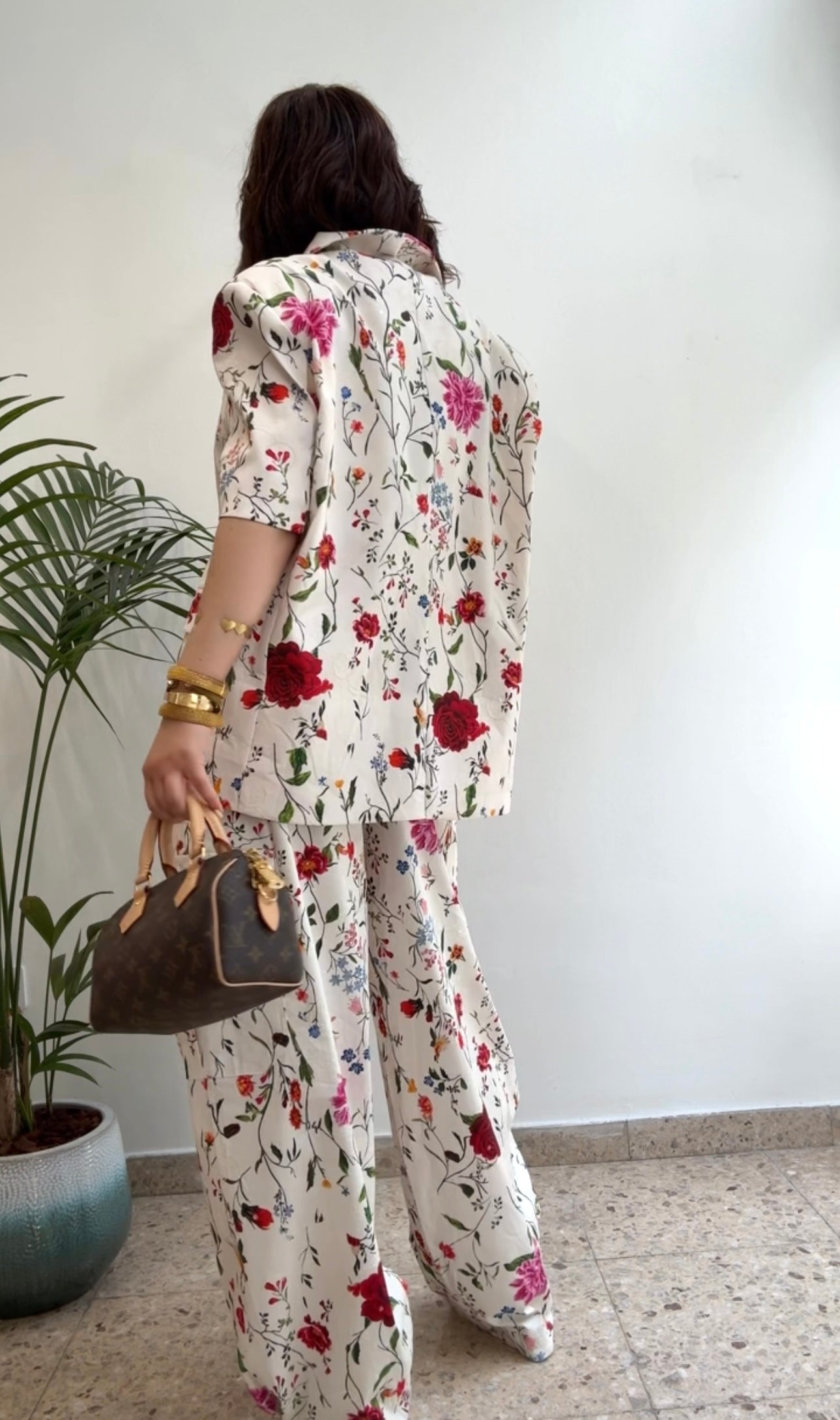 Floral Set in White