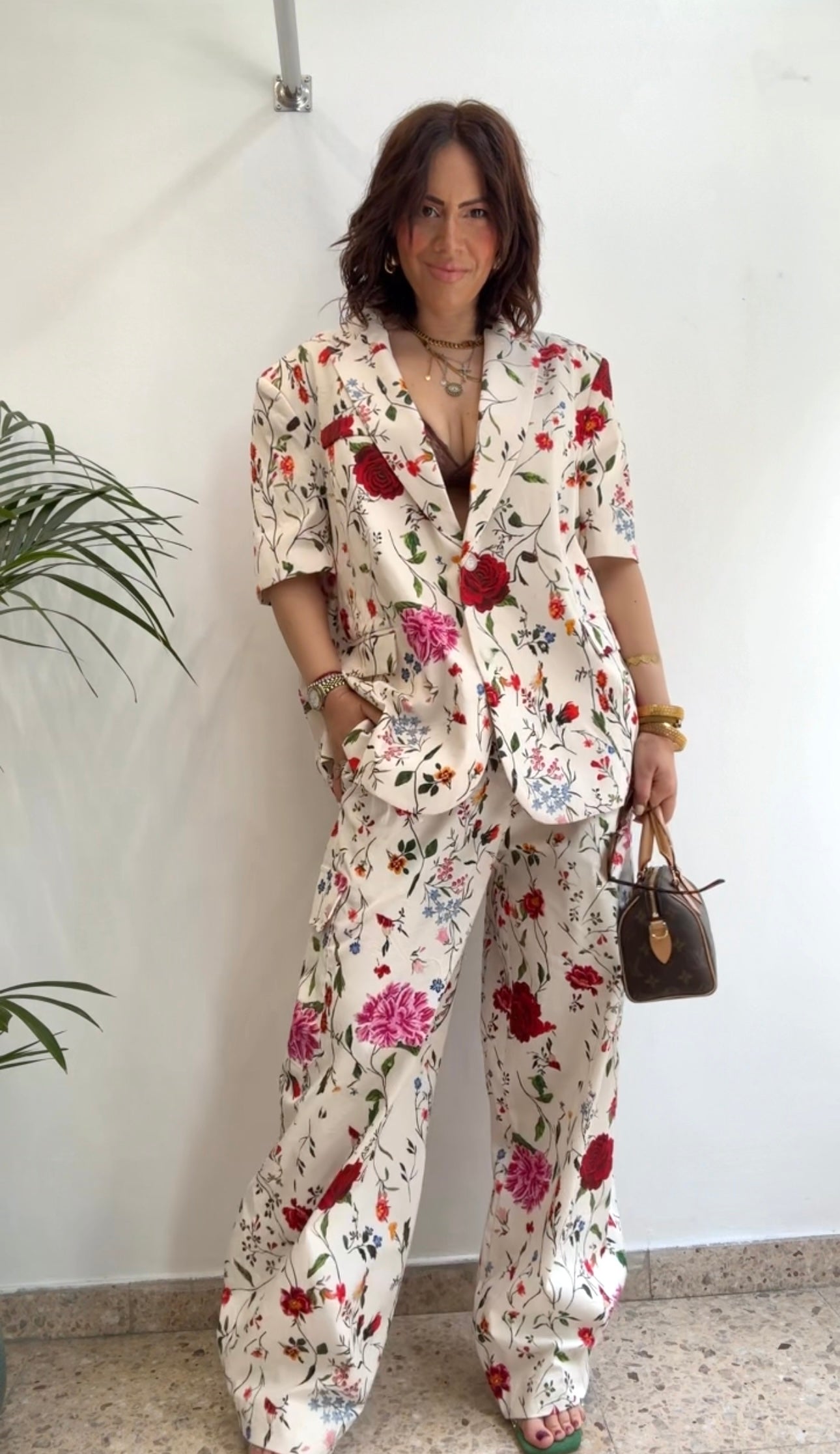 Floral Set in White
