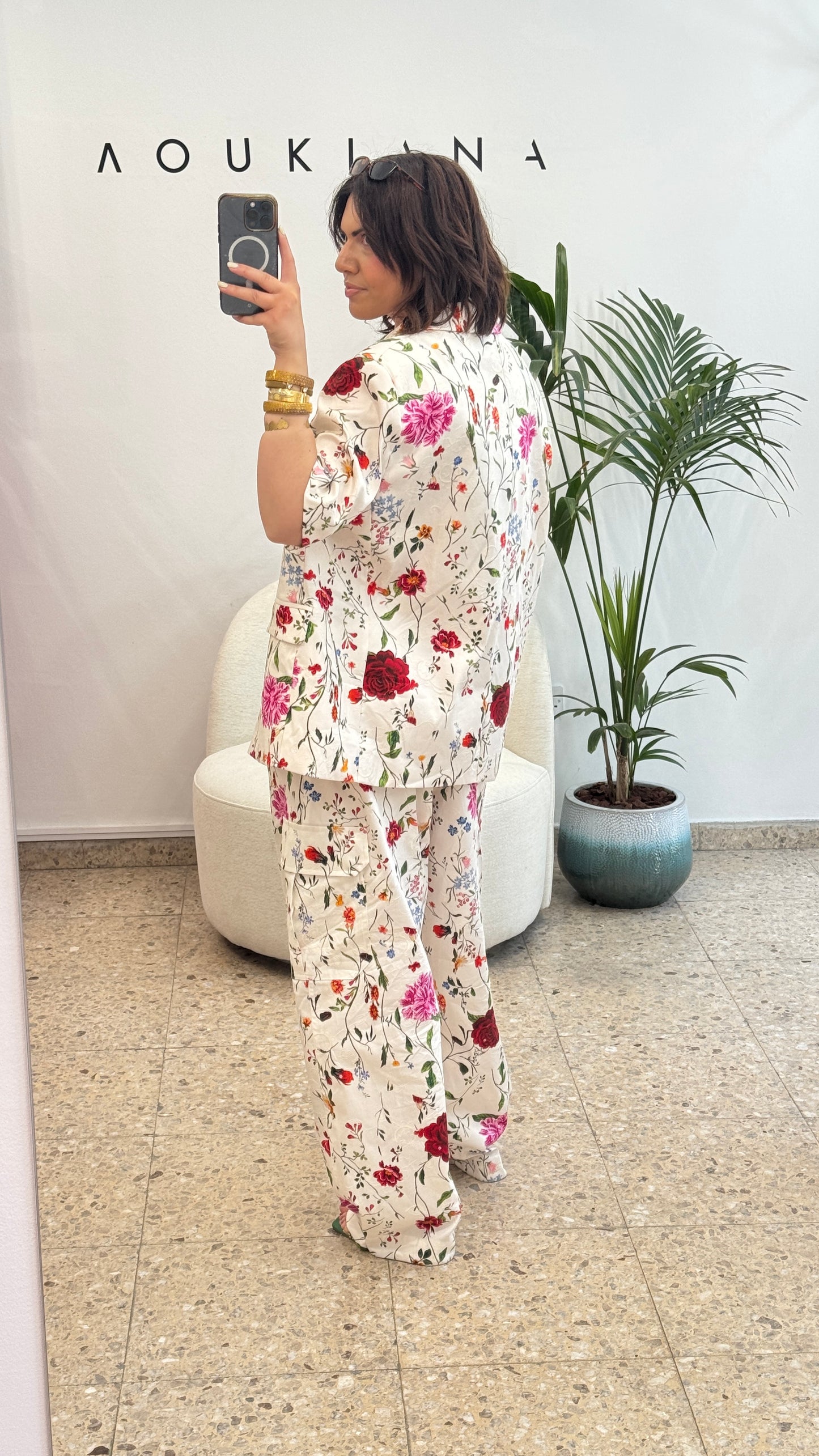 Floral Set in White