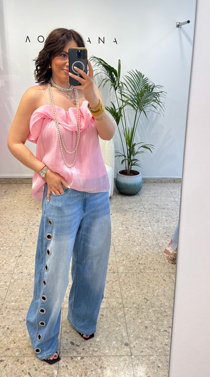 Double Layer Top in Pink