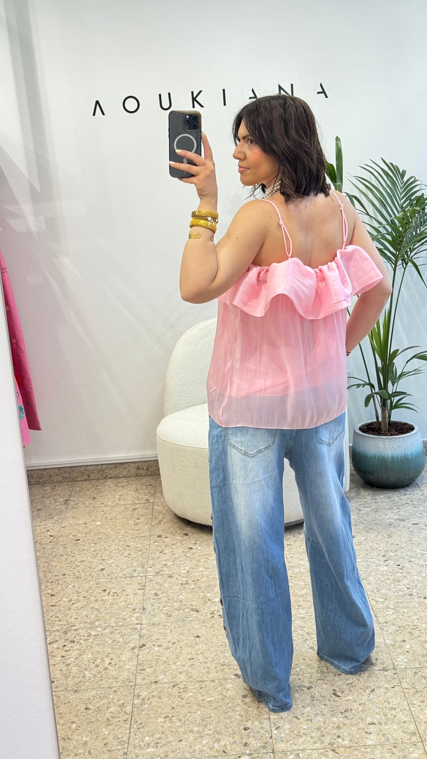 Double Layer Top in Pink