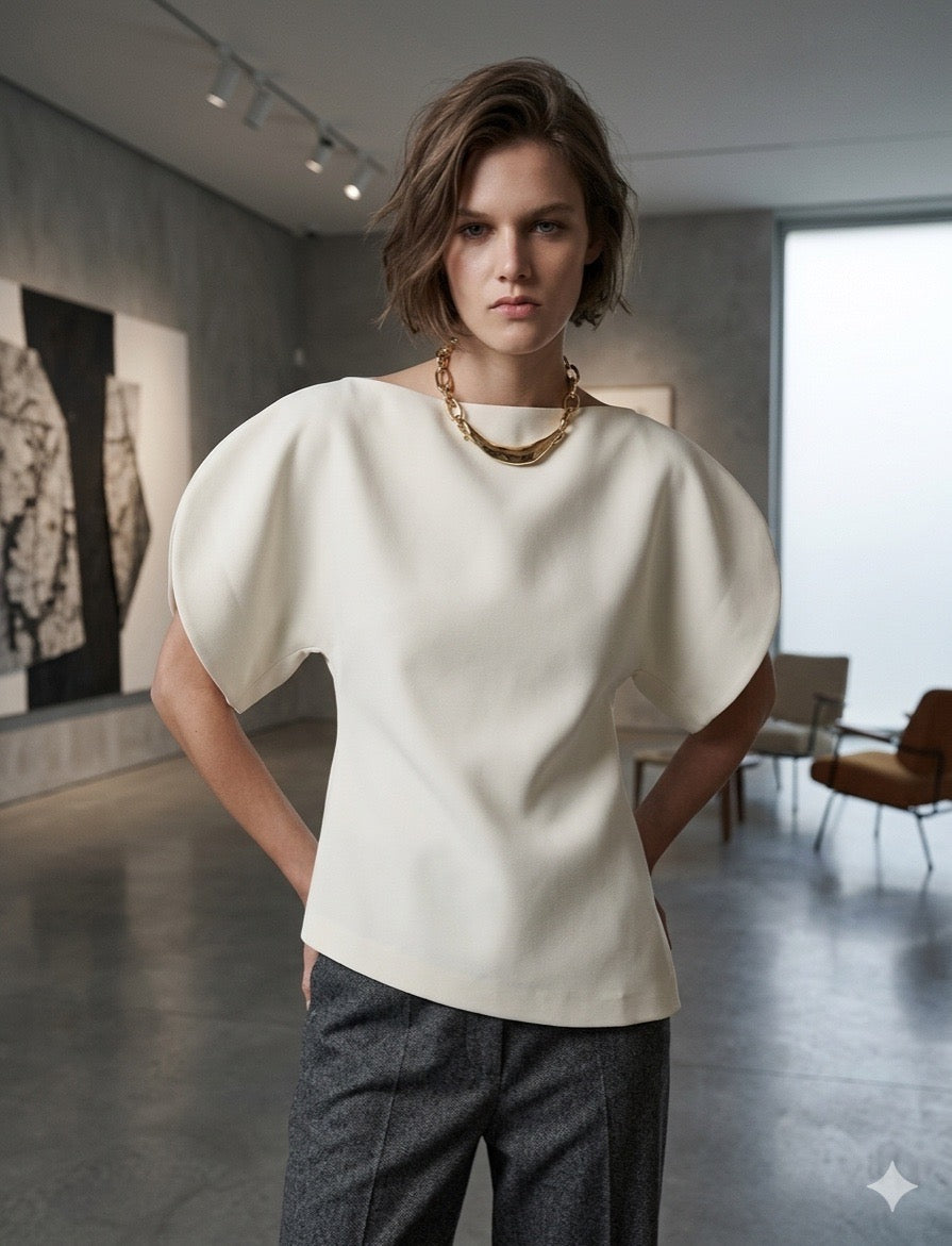 Not Your Usual Top in White