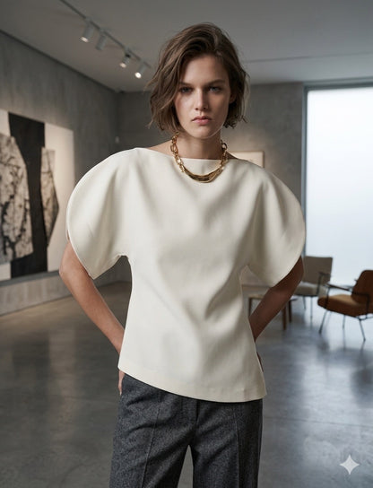 Not Your Usual Top in White