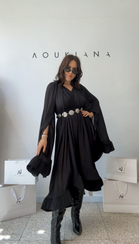Midi Dress in Black
