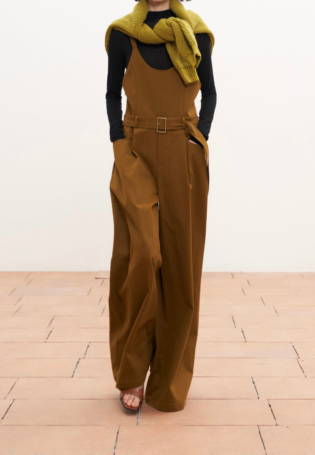 Chic Jumpsuit in Brown