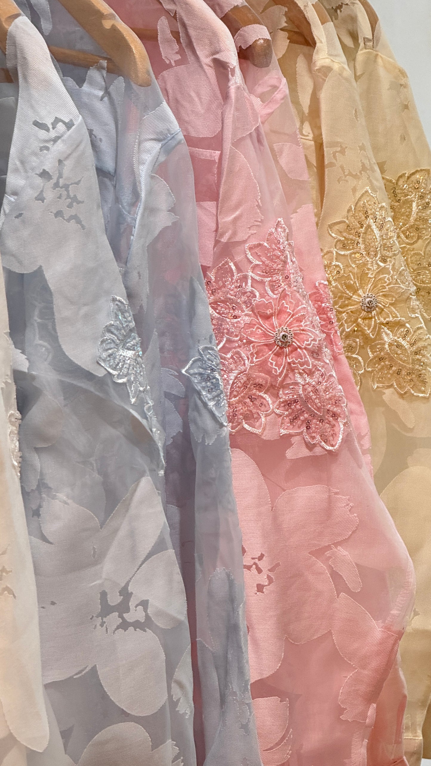 Lace Shirt with Flower Design