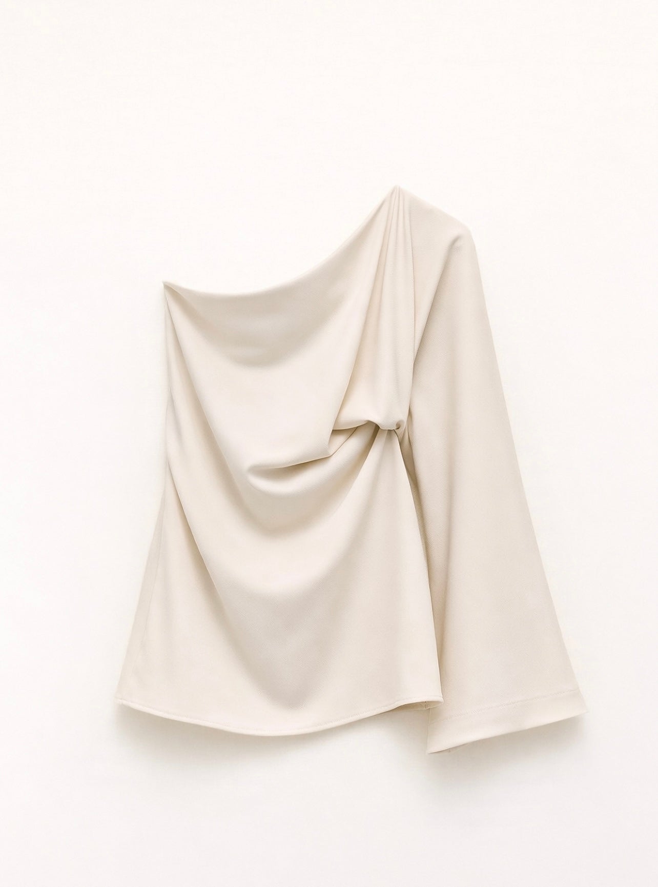 One-Shoulder Top in White