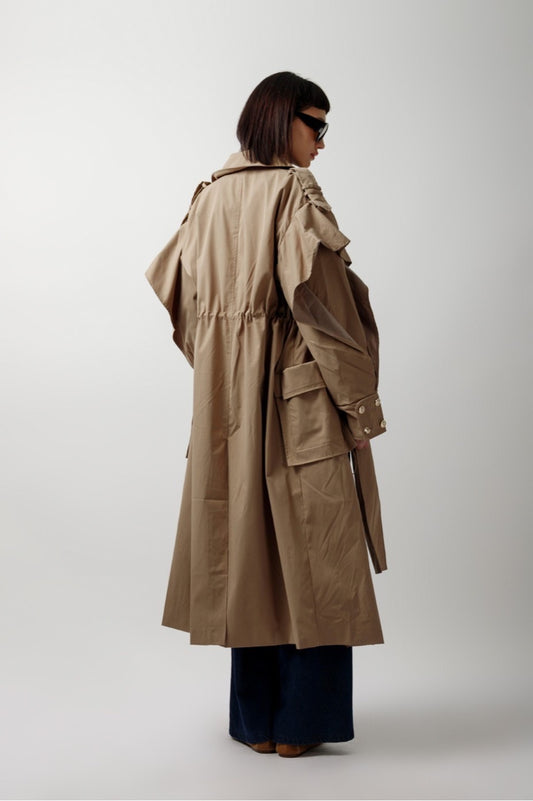 Long Coat in Beige