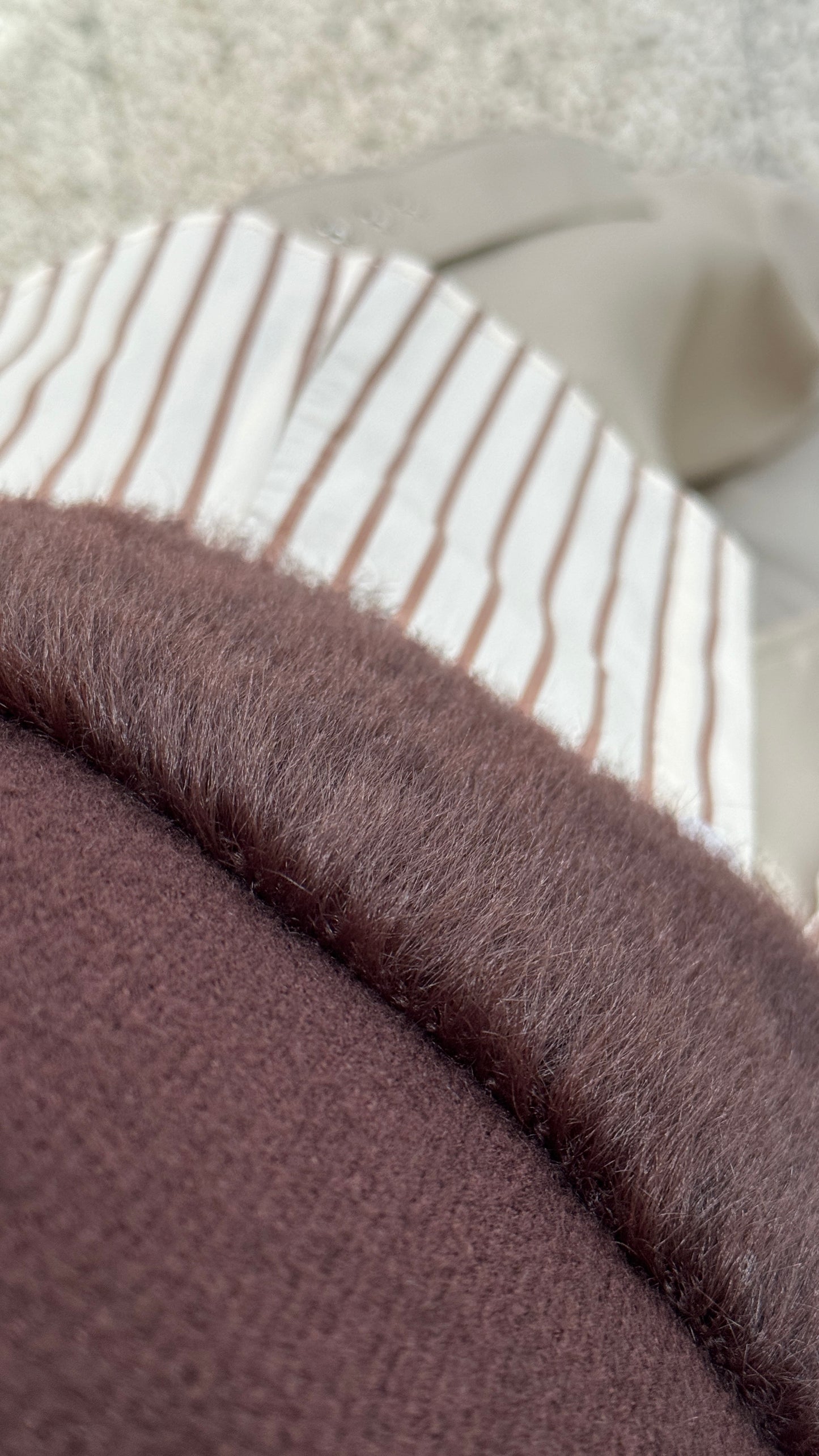 Knitted Sleeveless Top in Brown