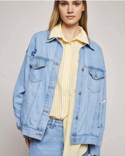 Spring Denim Jacket in Blue