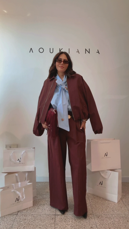 Bomber Set in Bordeaux