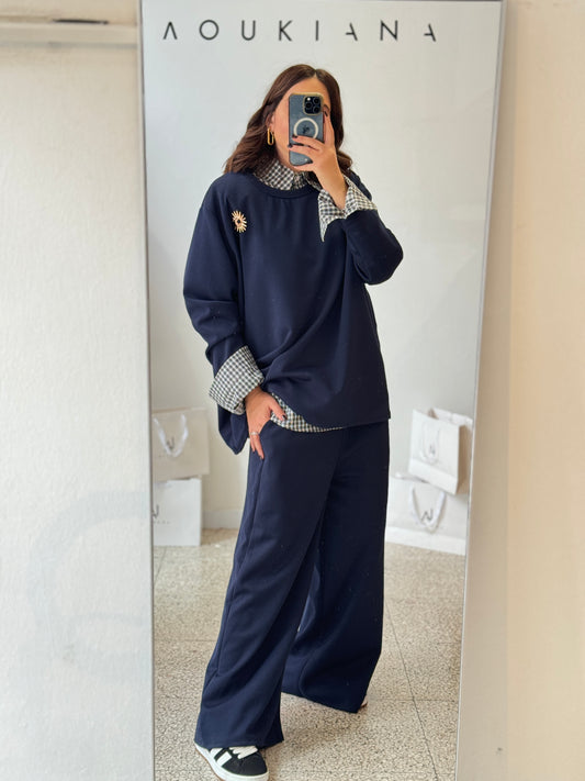 Tracksuit Set in Blue