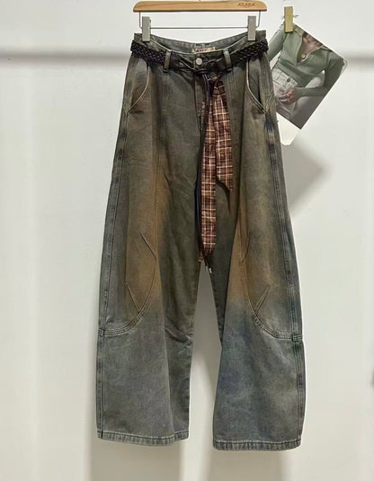 Wide Jeans in Dirty Style
