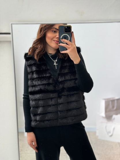 3-piece Vest Set in Black