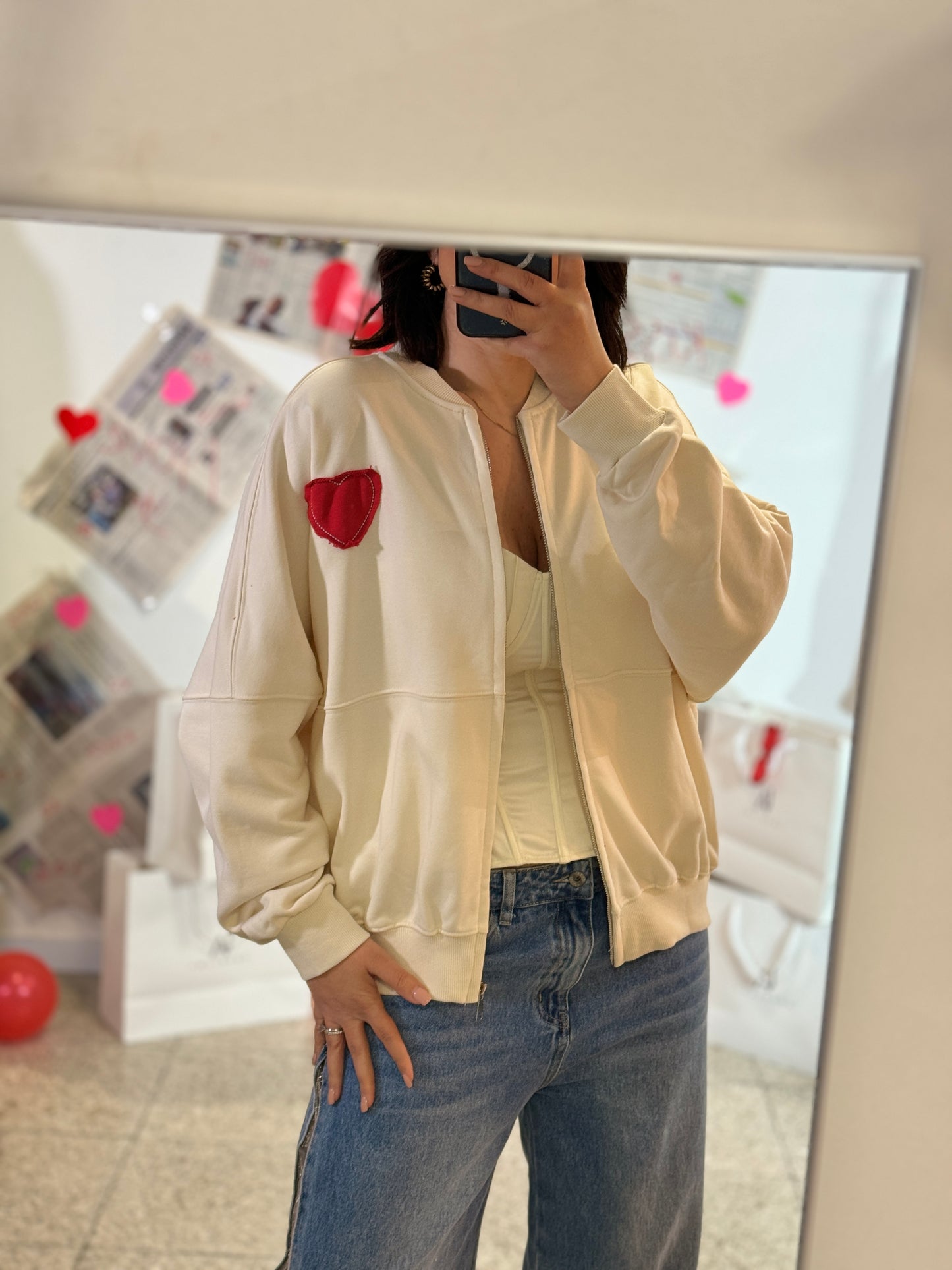 Love Yourself First Zip Sweatshirt