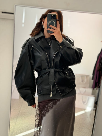 Leather Jacket in Black