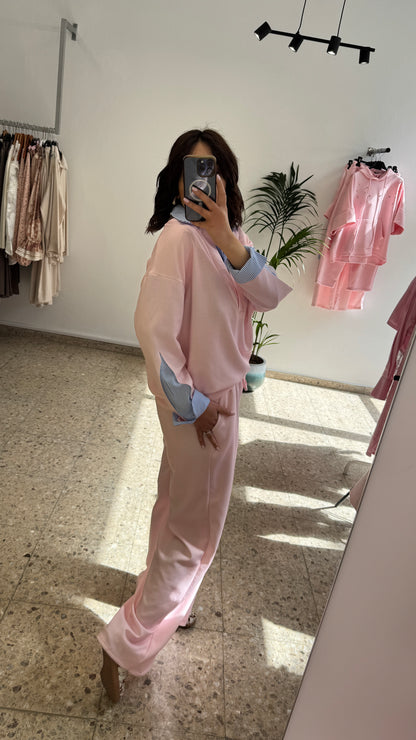 Tracksuit Set in Pink