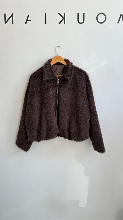 Fur Jacket in Brown