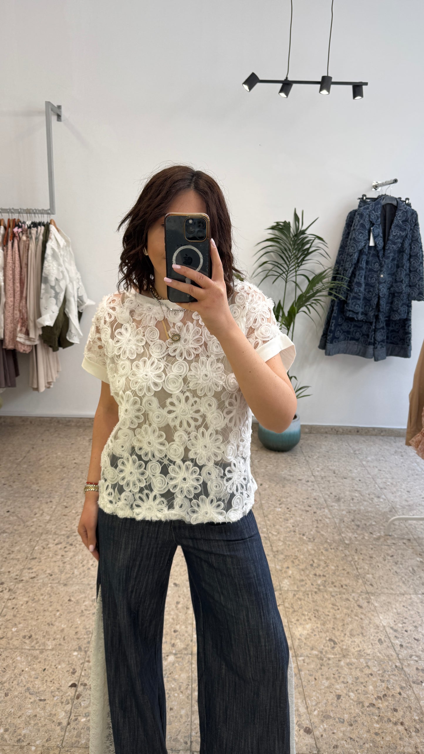 Floral Lace T-Shirt