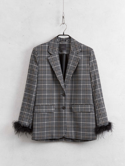 Checkered Blazer