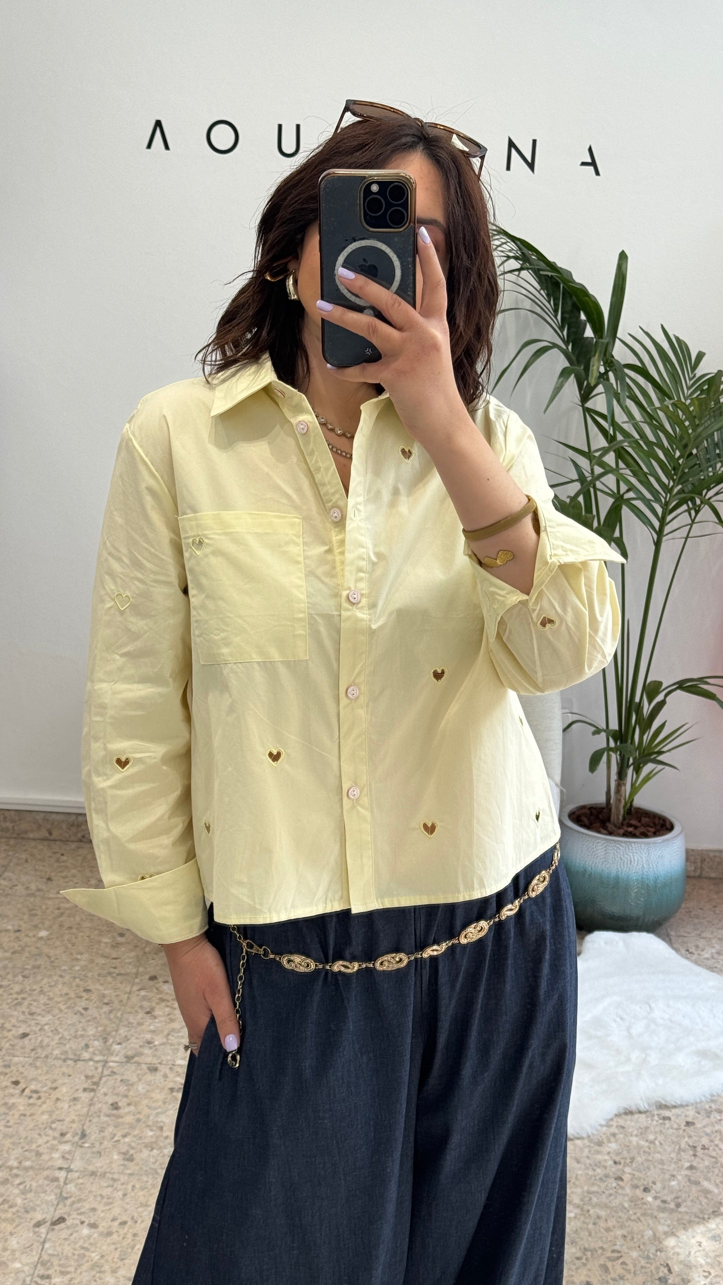 Love Shirt in Yellow