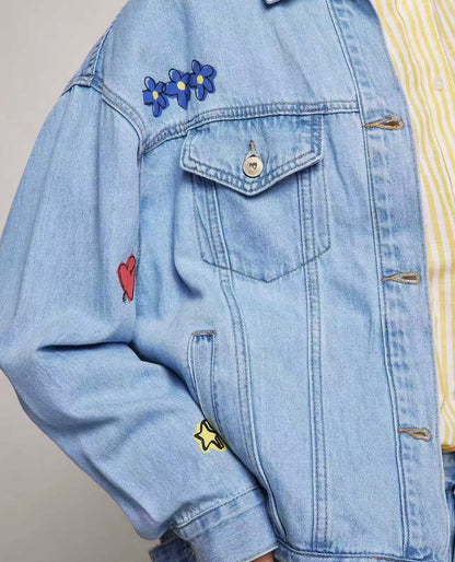 Spring Denim Jacket in Blue