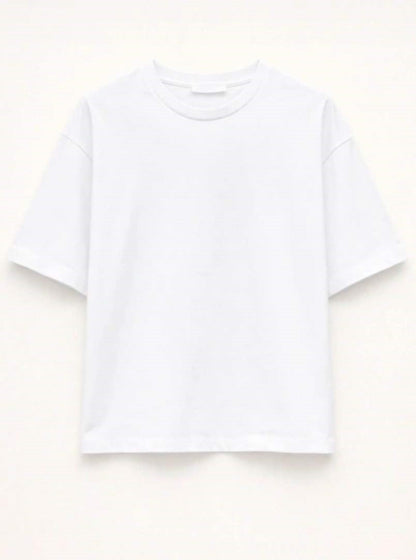 T-Shirt with SOLD OUT Back in White