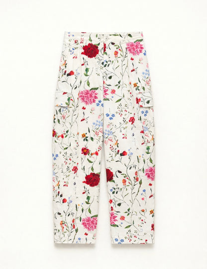 Floral Set in White