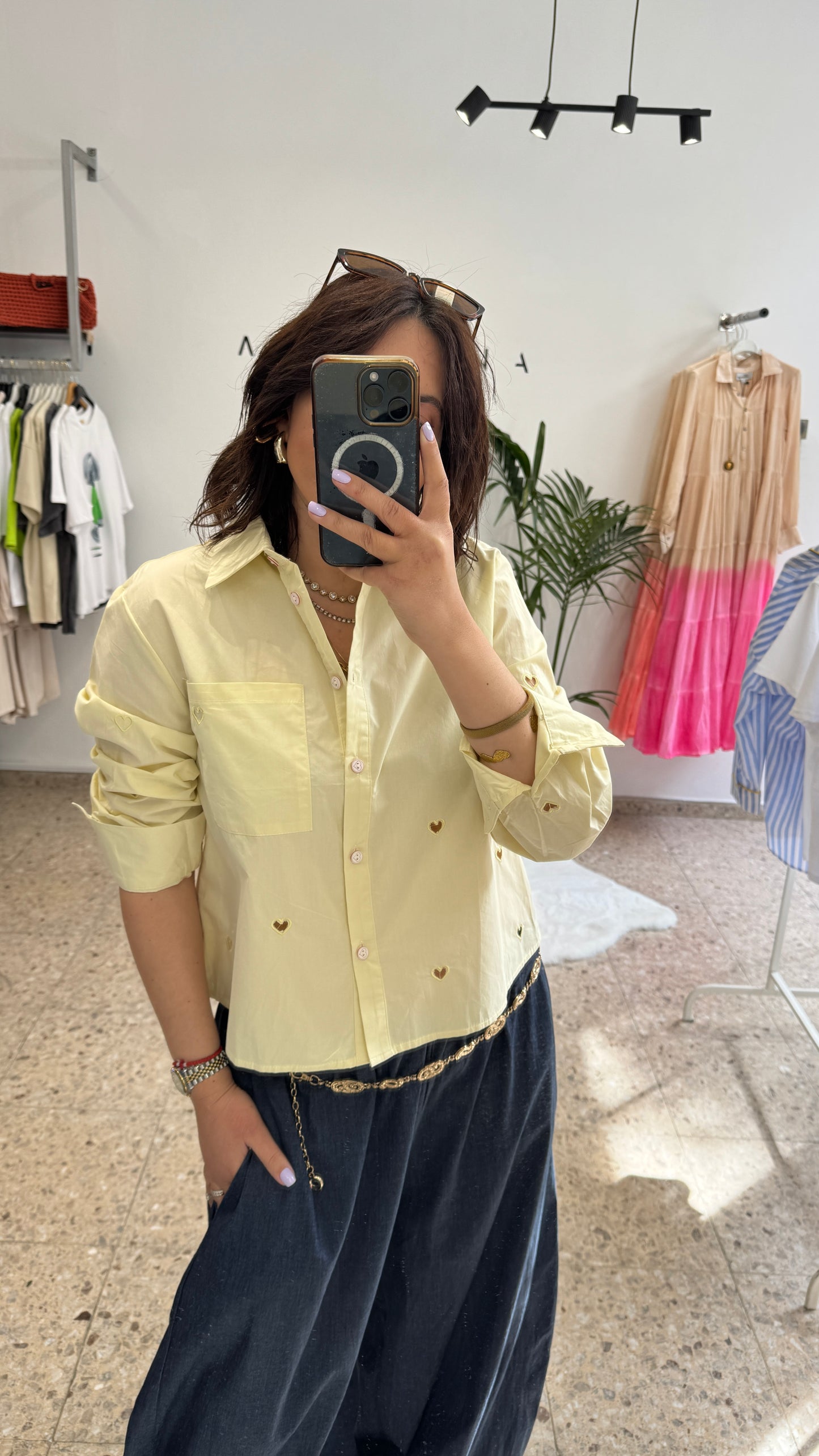 Love Shirt in Yellow