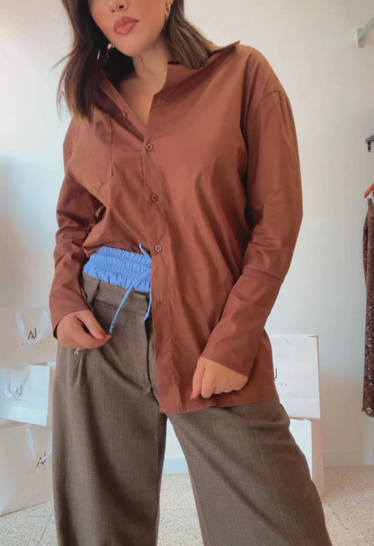 Shirt in Brown