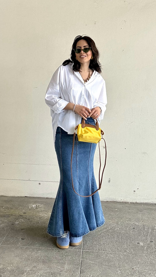 Maxi Denim Skirt