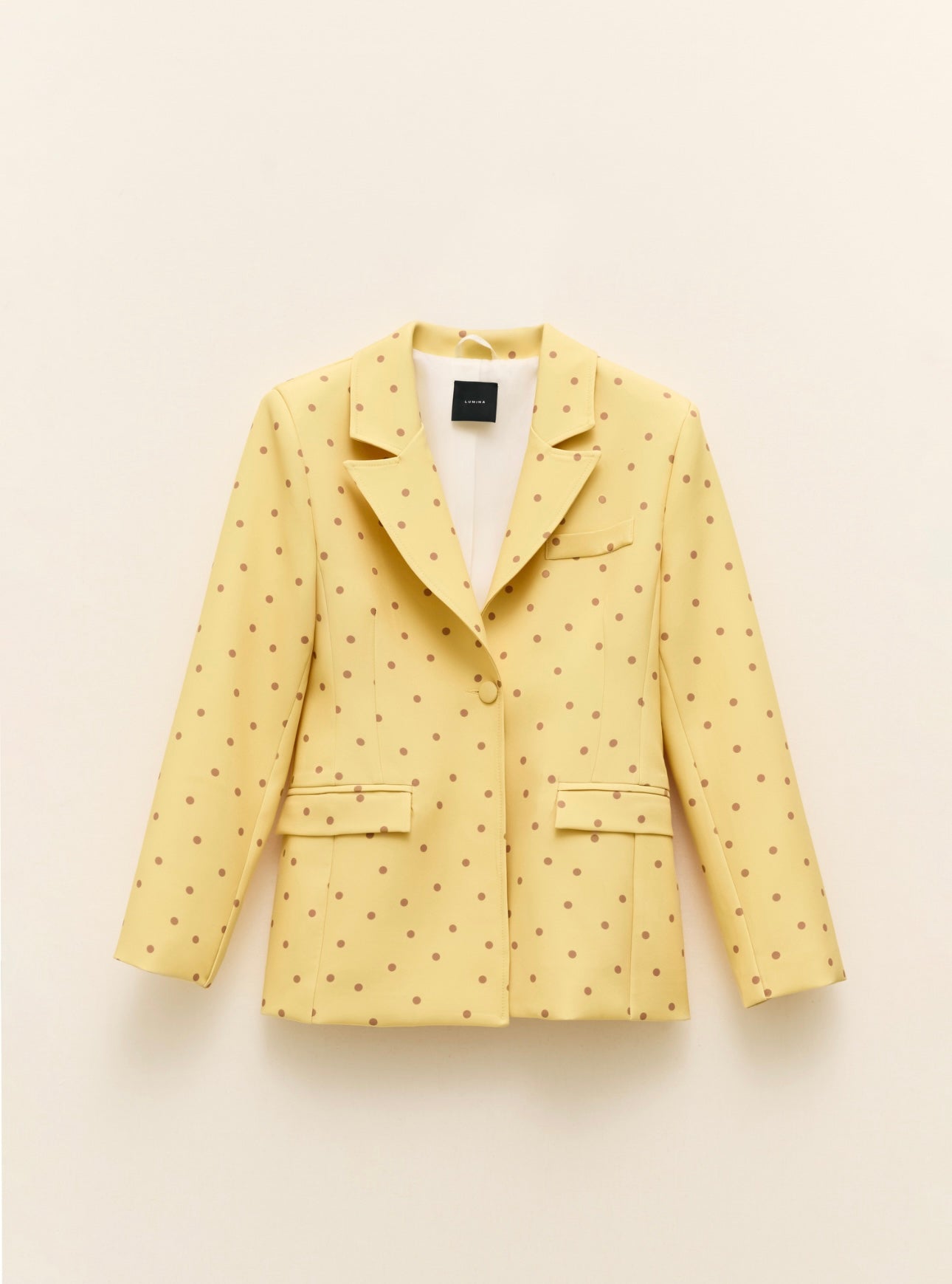 Suit Set in Polka Dot Yellow