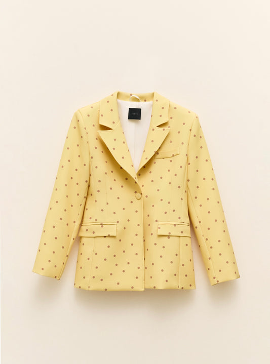 Suit Set in Polka Dot Yellow