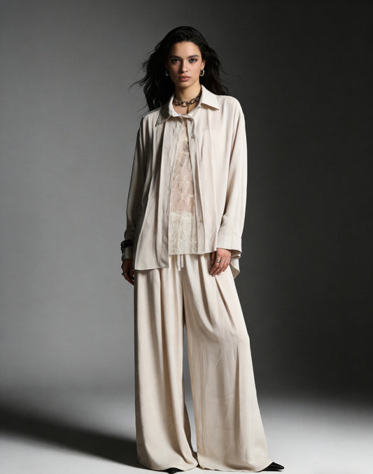 Relaxed Set in Cream