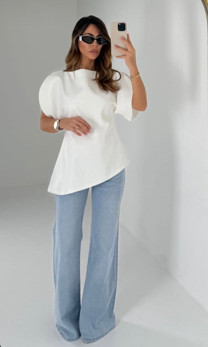 Not Your Usual Top in White