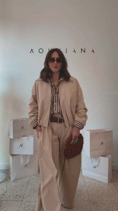 Relaxed Set in Beige